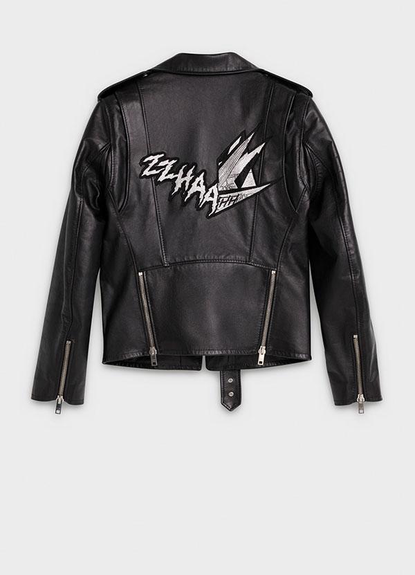 【CELINE コピー】2019SS CLASSIC BIKER /ZZHAA ZOW PATCH (Black) 2E242297D.38NO